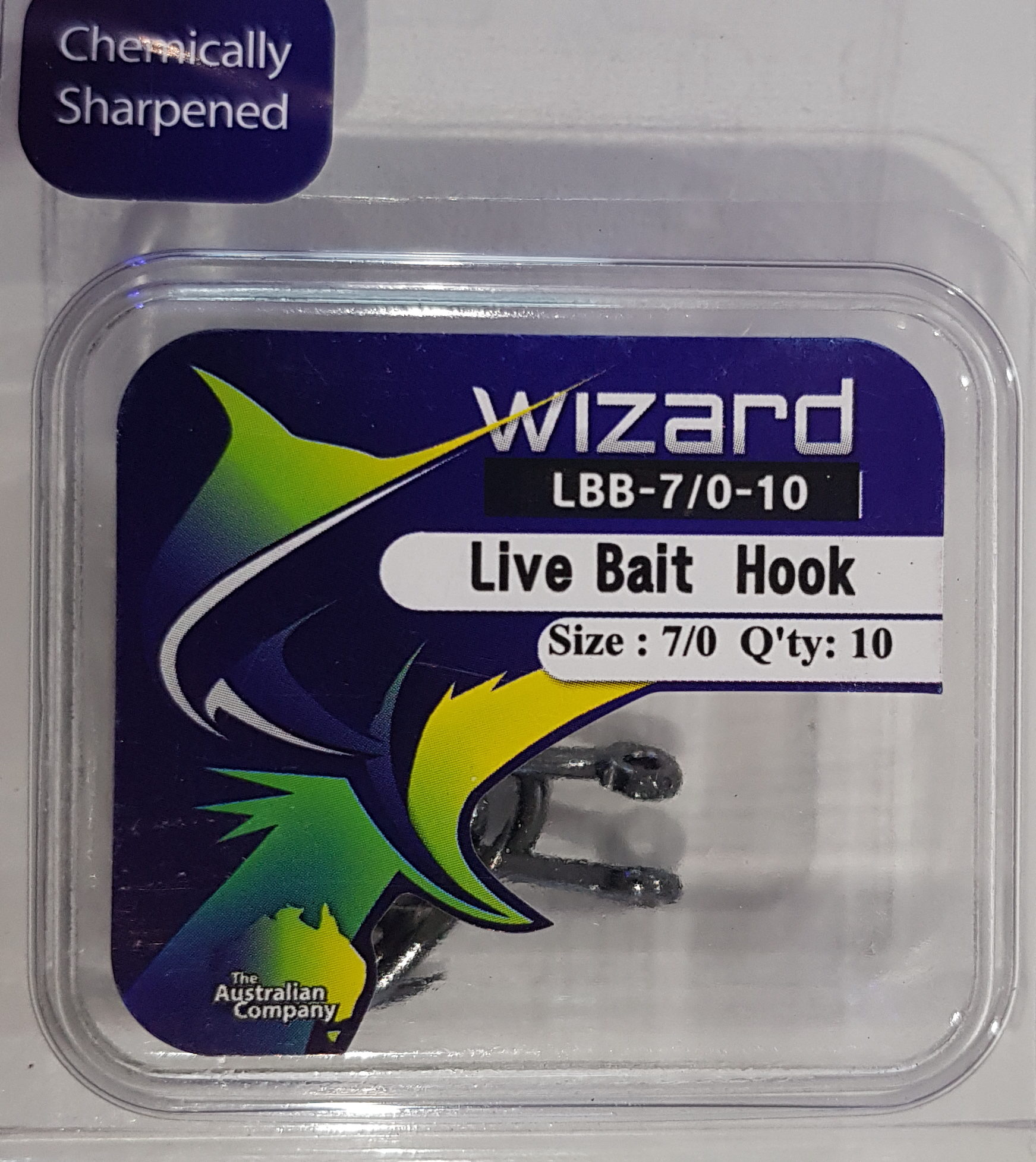Live Bait 7/0 10pk fishing hooks