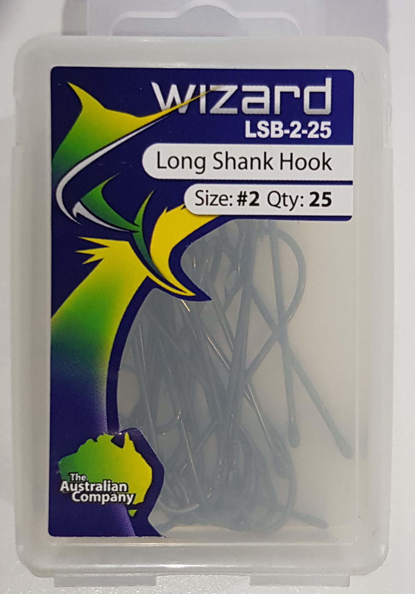 #2 Long shank 25pk fishing hooks