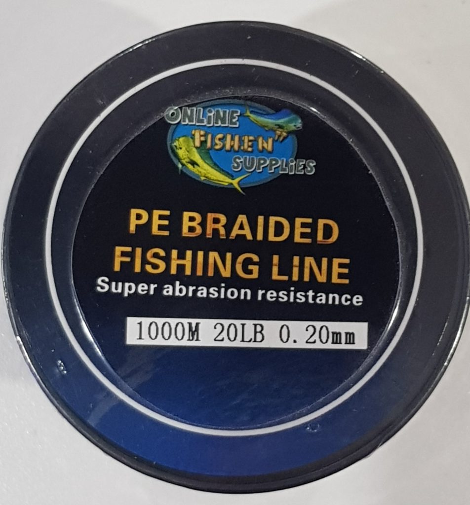 20lb fishing Braid Multi Colour 1000m Online Fishen Supplies